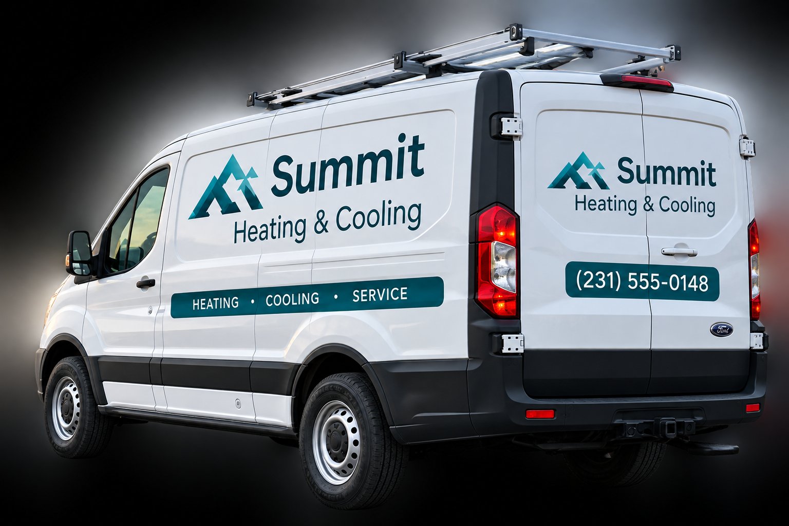Summit Heating and Cooling service van